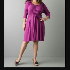 Fushia Lane Bryant dress