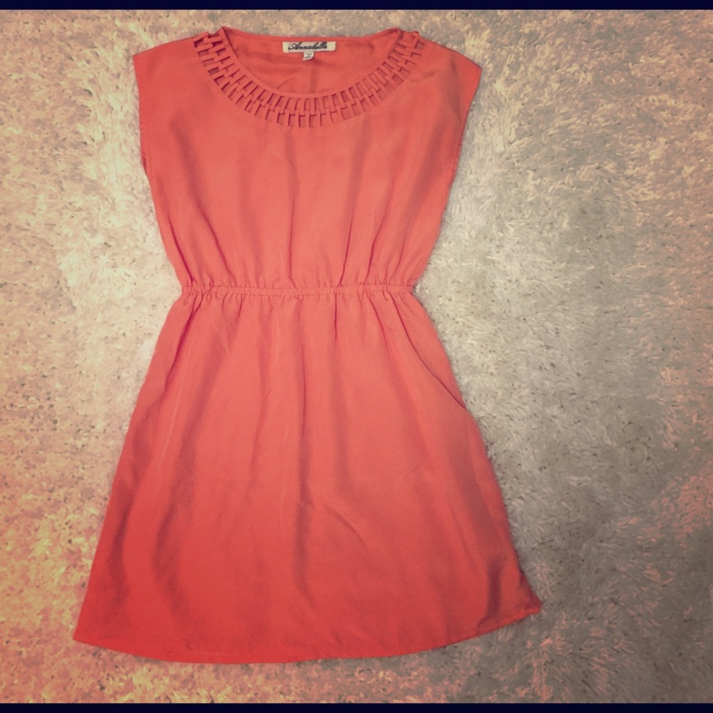 Orange boutique dress