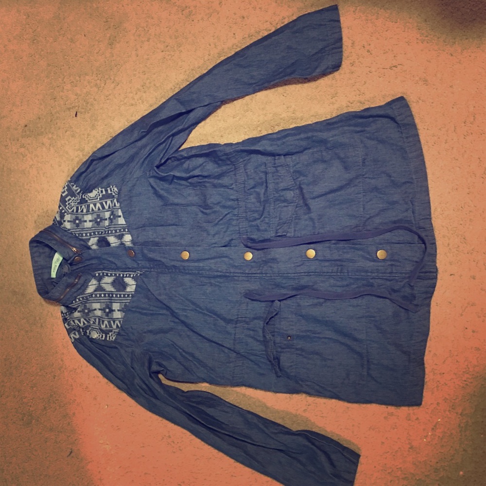Long Jean jacket