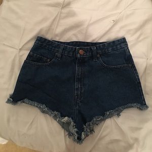 BDG cheeky hi rise shorts