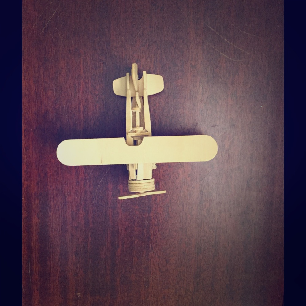 Wood Airplane from the Classic era of Aviation