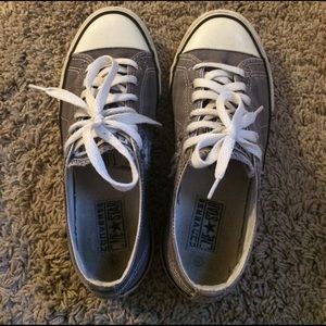 Gray Converse Women's Chuck Taylor's