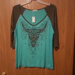 MAURICES Westerb style shirt