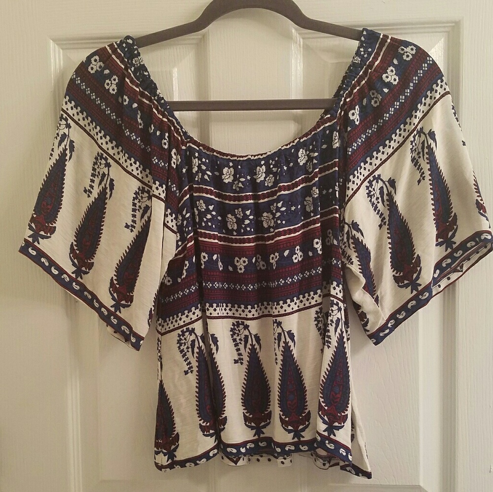 Bohemian Off The Shoulder Top