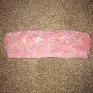 Floral Strapless Bandeau