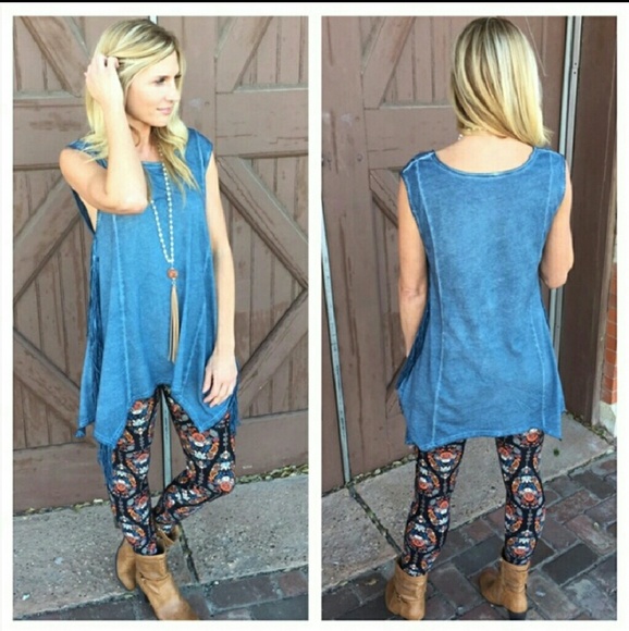 CLEAR OUT SALE Side Fringe Tank - Picture 3 of 4