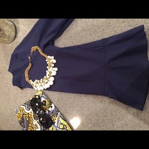 🔥Clear out sale🔥 Navy blue Ann Taylor peplum top