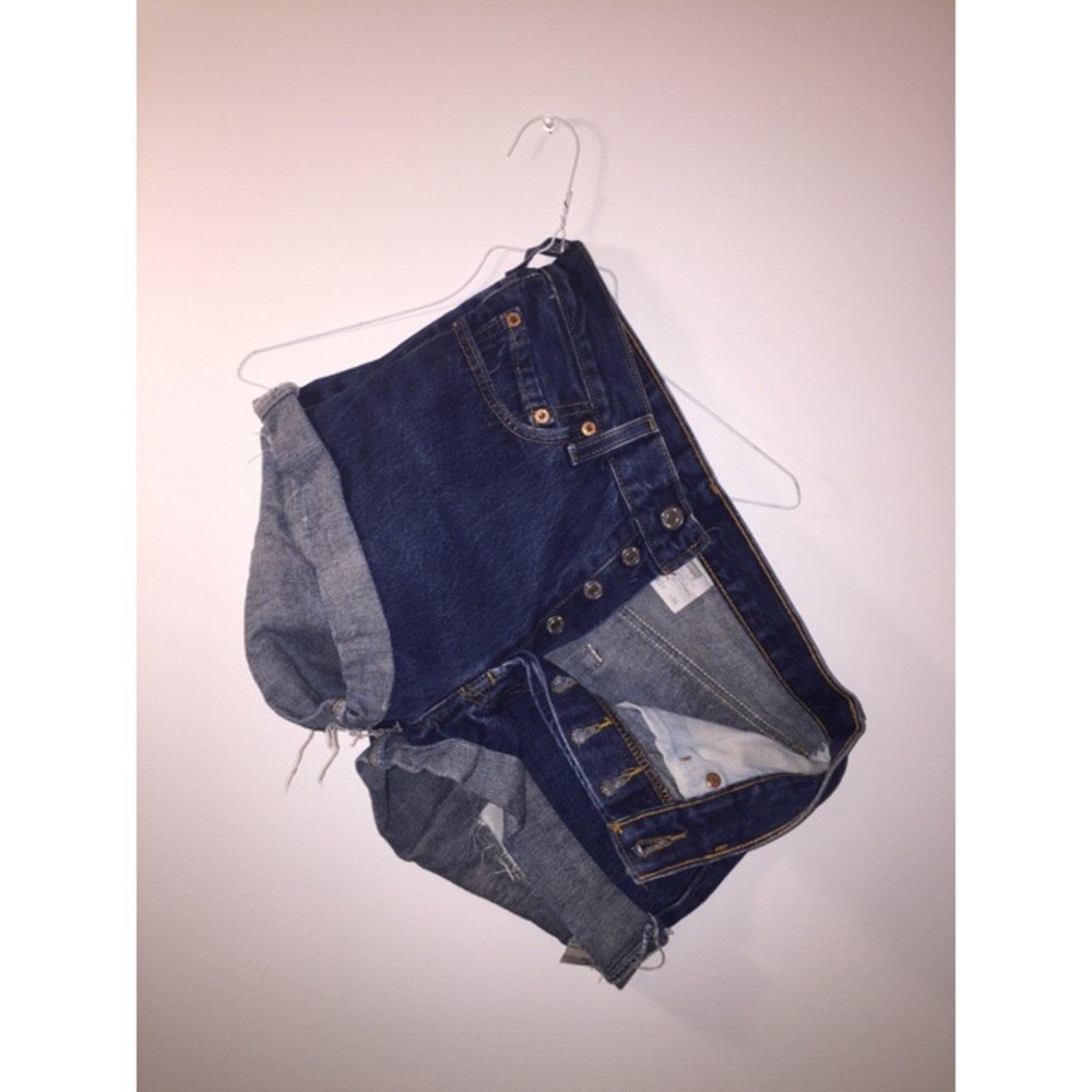 high waisted jean shorts