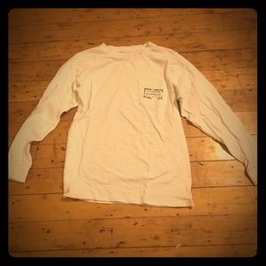 Long sleeve white t-shirt southern marsh