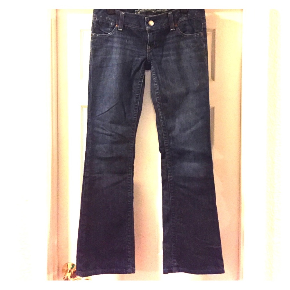 American Eagle Artist Flare, medium wash, 6 reg