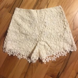 High waisted shorts