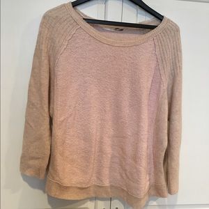 Free People Pale Pink Coziest Sweater