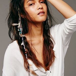 Free People yarn charm hair clip