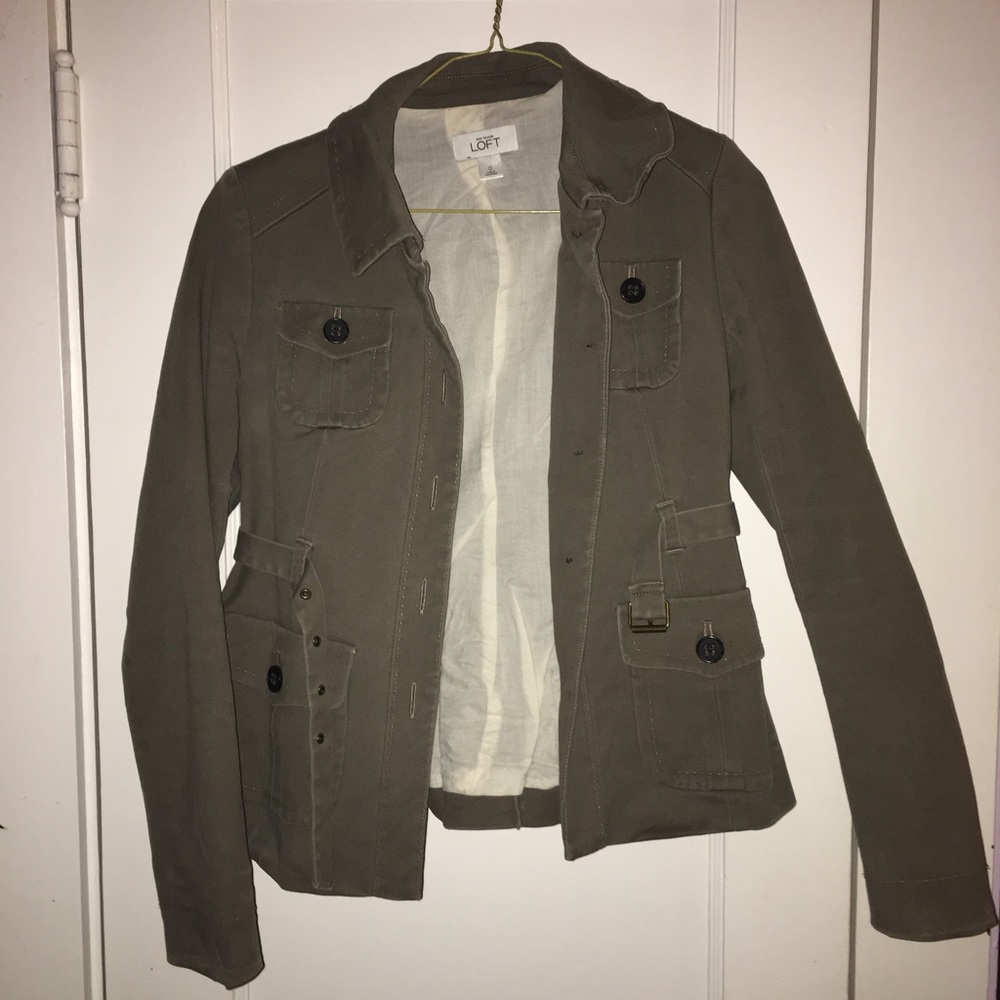 LOFT Brown Army Jacket