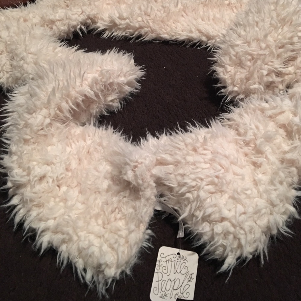 Free People fuzzy scarf
