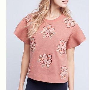 Chloe Oliver pink embroidered top nwt Chloe Oliver pink embroidered top nwt