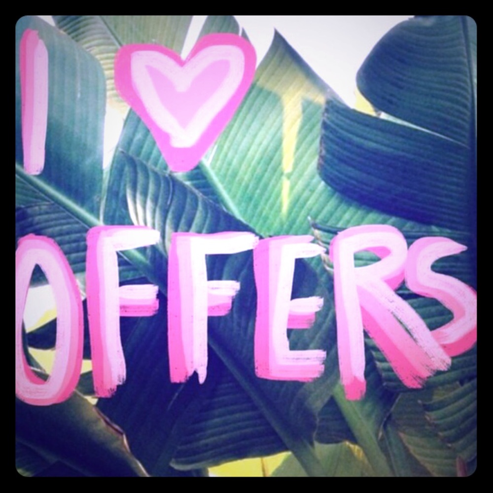 Make me an offer on any item in my closet!