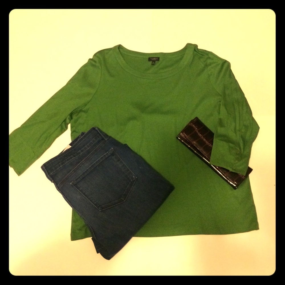 Talbots Petite Green top!