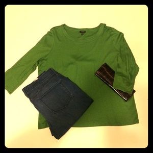 Talbots Petite Green top!