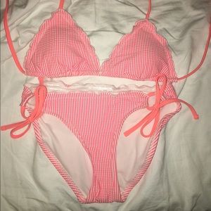 Seersucker bikini set