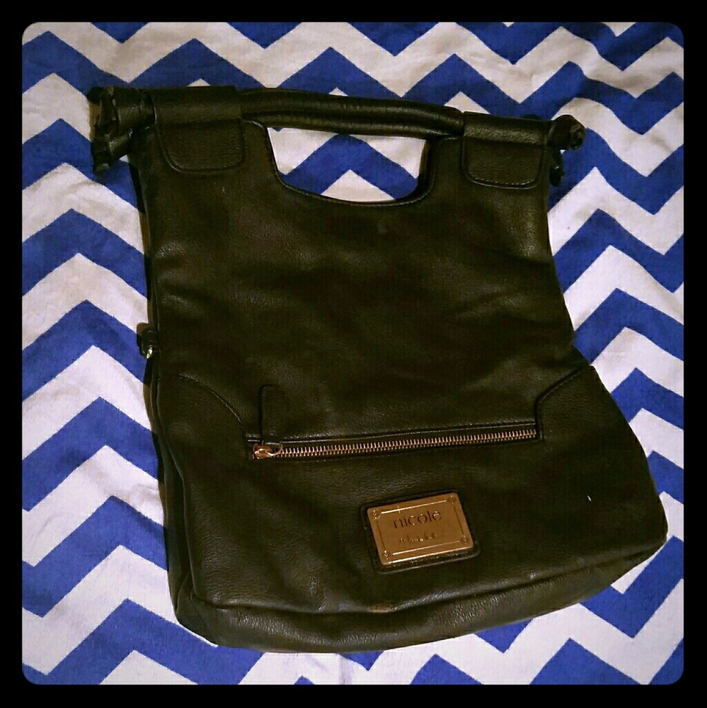 Nicole by Nicole Miller Black Handbag