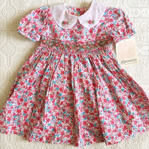 bonnie jean smocked dress