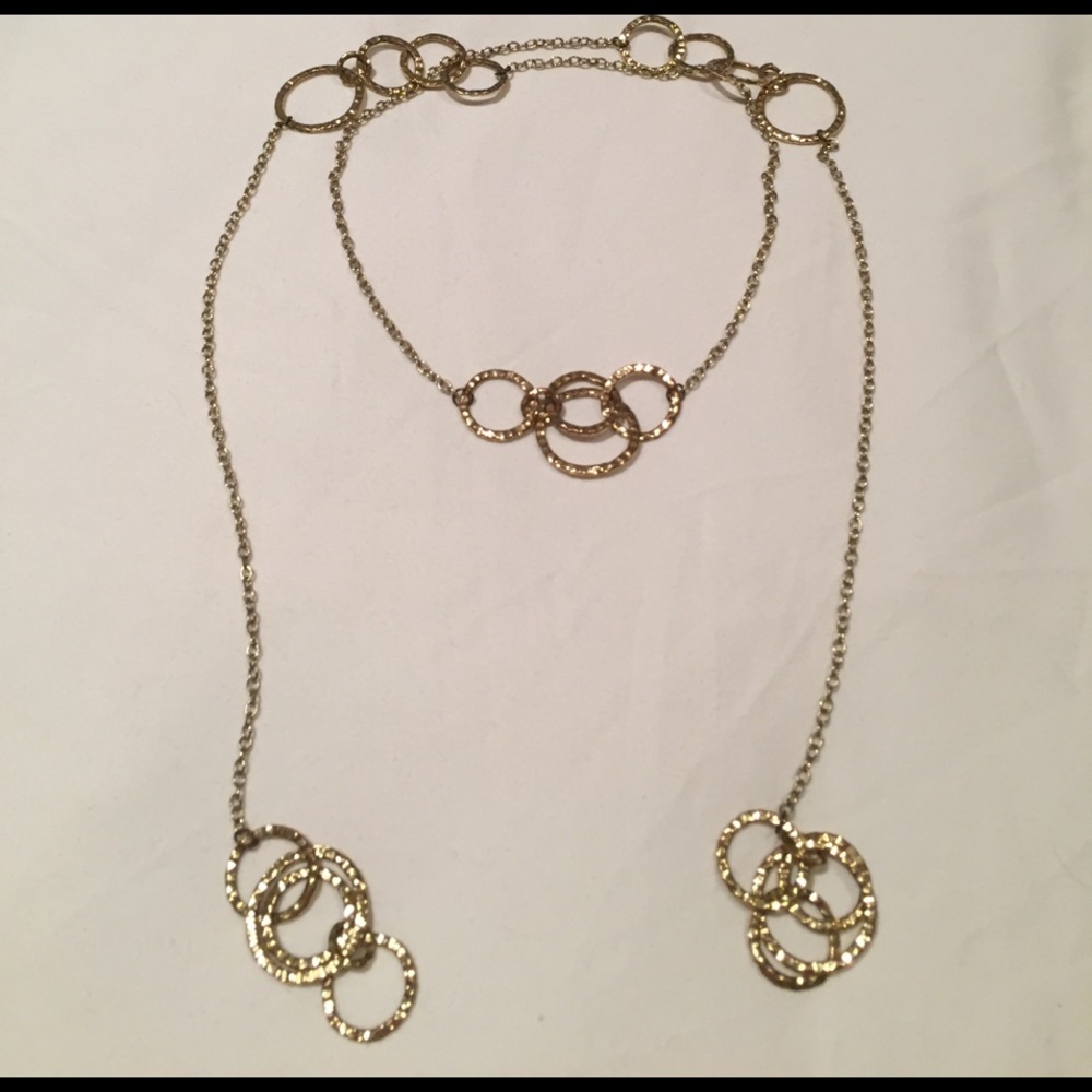 Gold Lariat Necklace