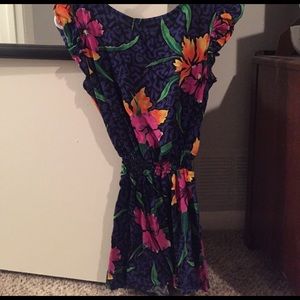 Vintage Tropical Romper