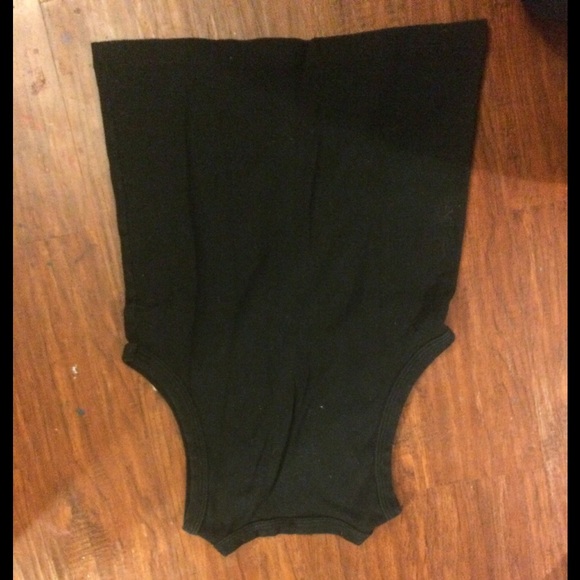 American apparel black button up sleeveless vest - Picture 3 of 3