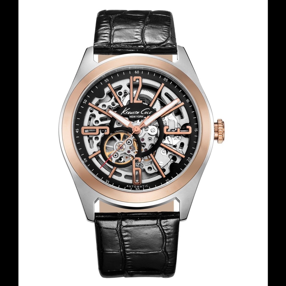 Kenneth Cole Analog Display Japanese Auto Brown