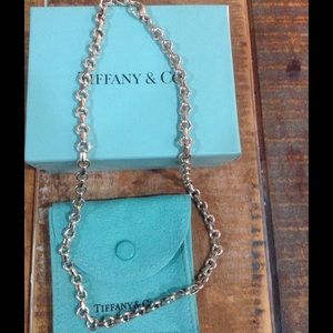 Tiffany donut link necklace