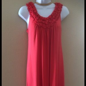 London Times size Small Coral Sundress