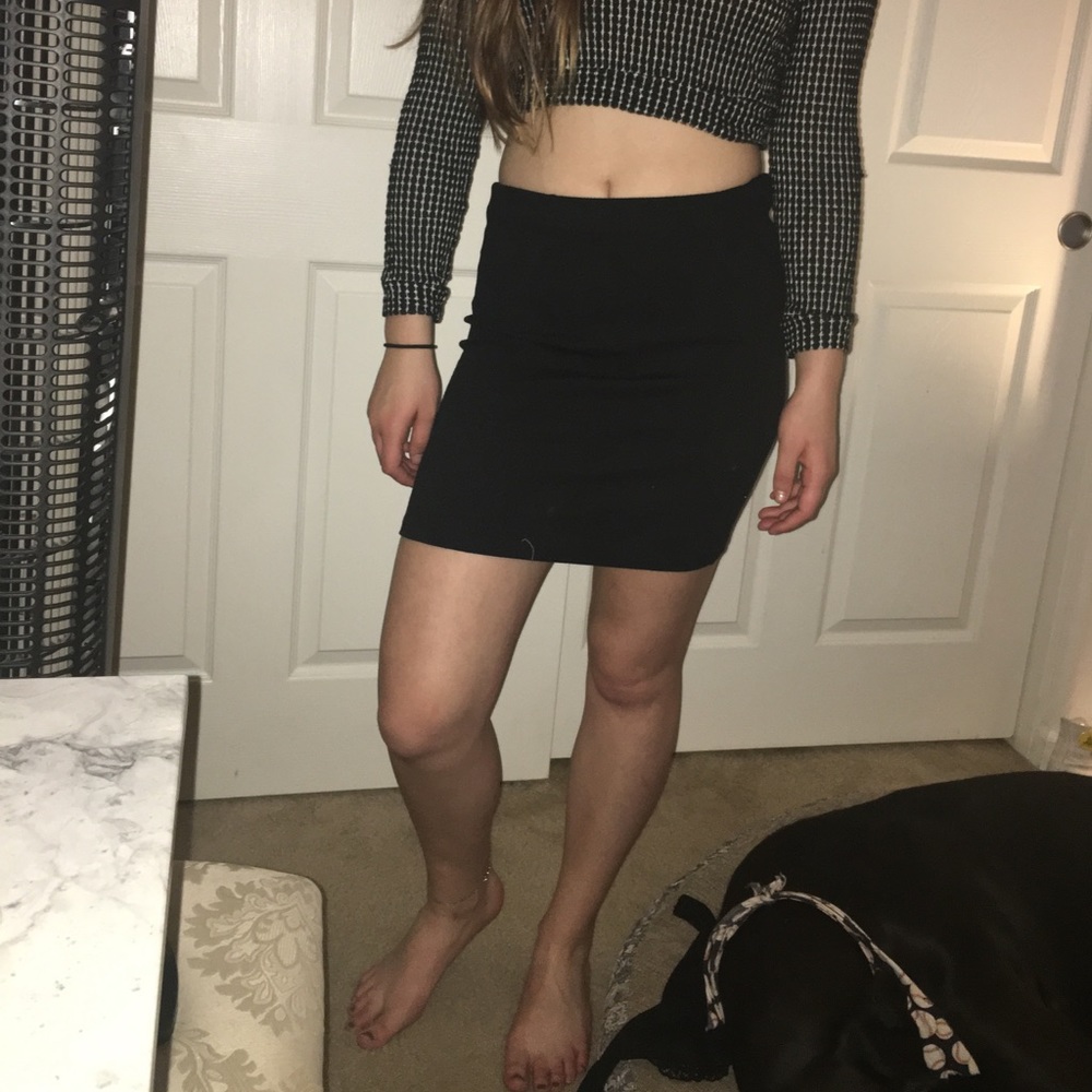 Black skirt