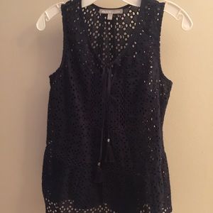 Sleeveless blouse Sz S NWOT