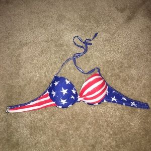 American flag bikini top