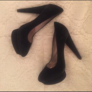 Steve Madden Black Platform High Heels - 7.5