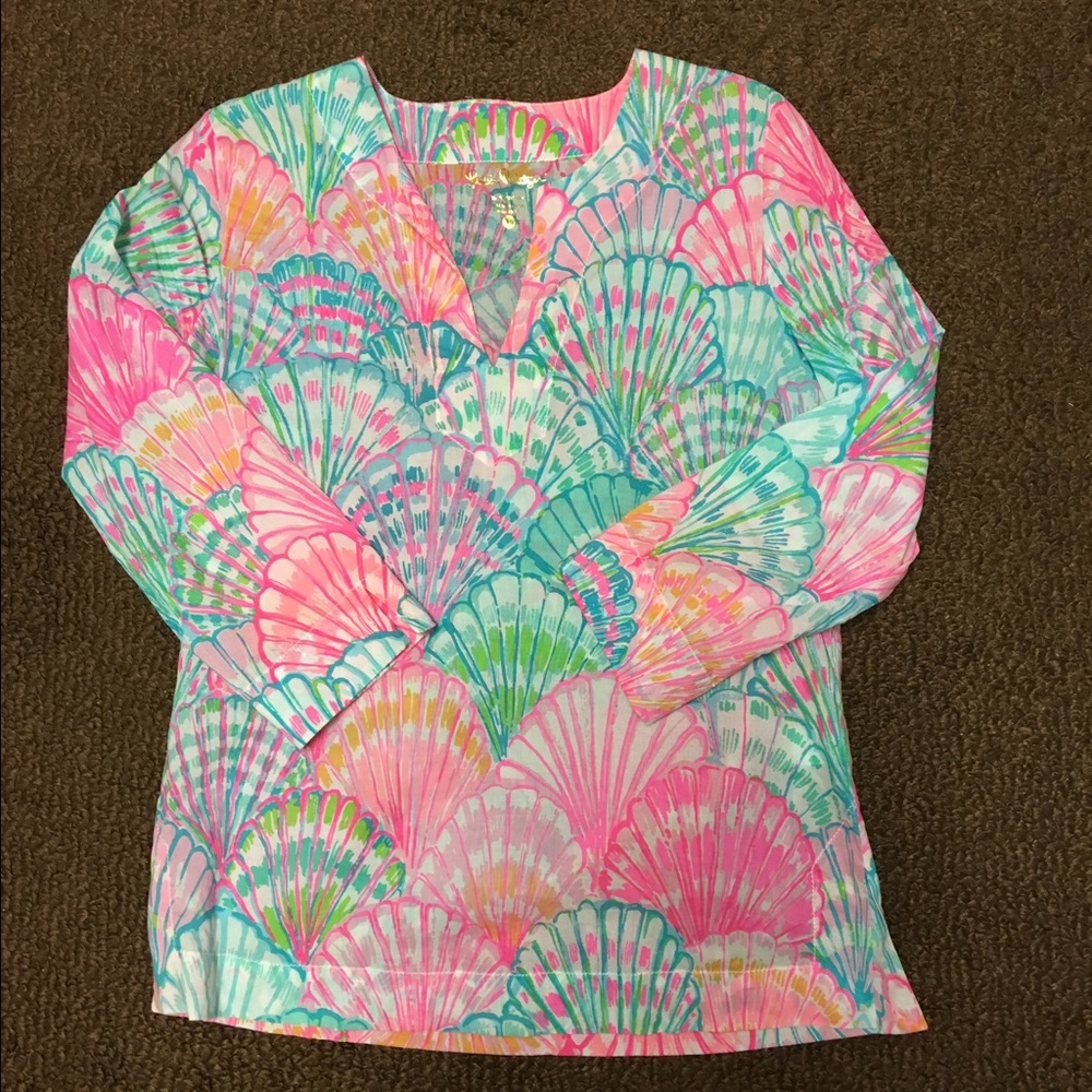 Lilly Pulitzer Tunic Oh Shello