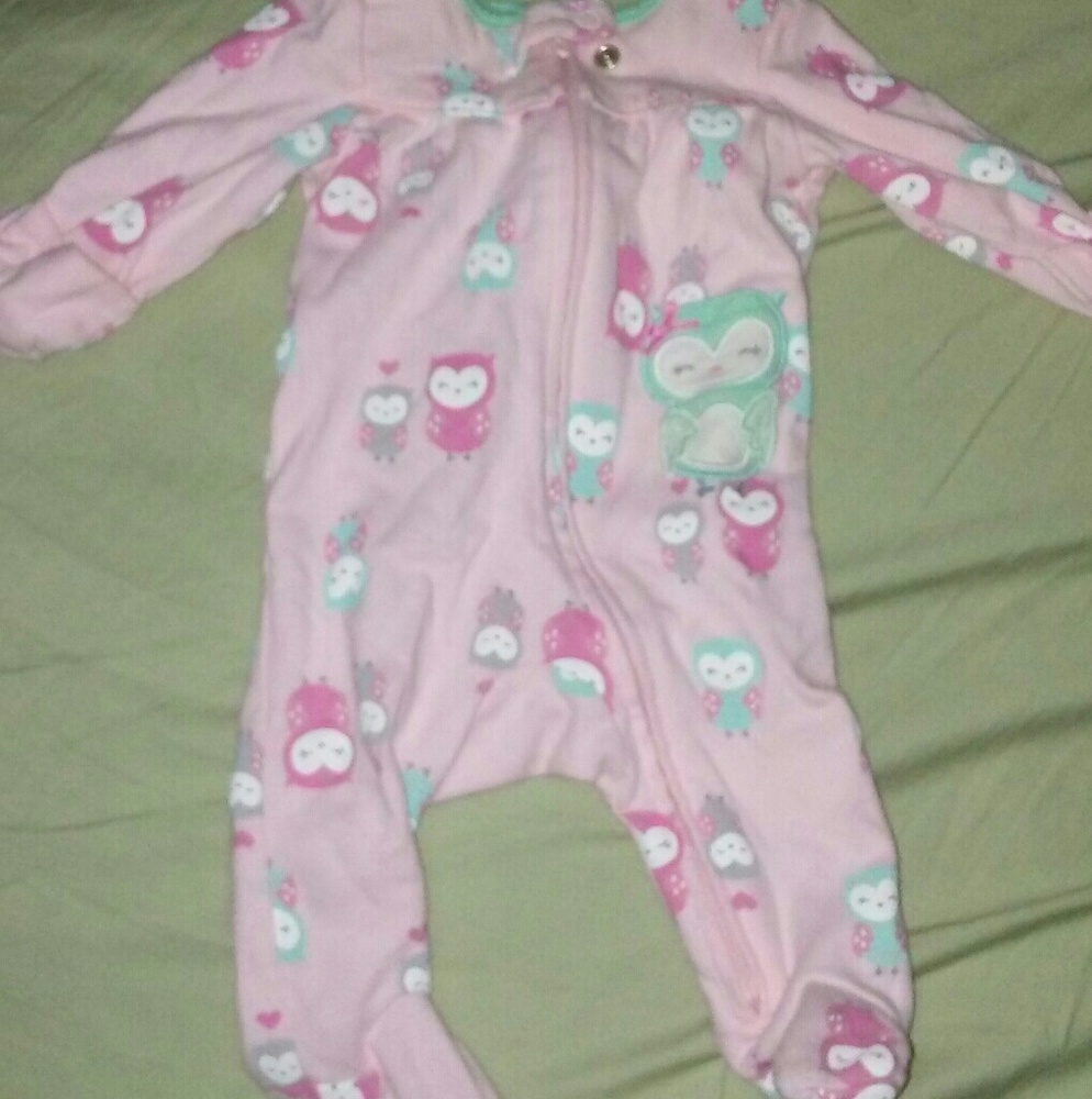 A newborn pajama jumpsuit for babygirl