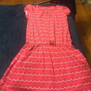 Lands' End Girls Summer Dress 100% Cotton M 10-12