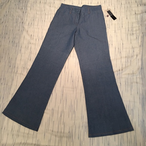 Theory Pants - Theory Faye D Style Light Indigo Flare Jeans Sz 00