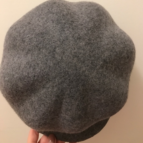 Grey wool hat