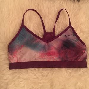 Paint splatter Nike sports bra