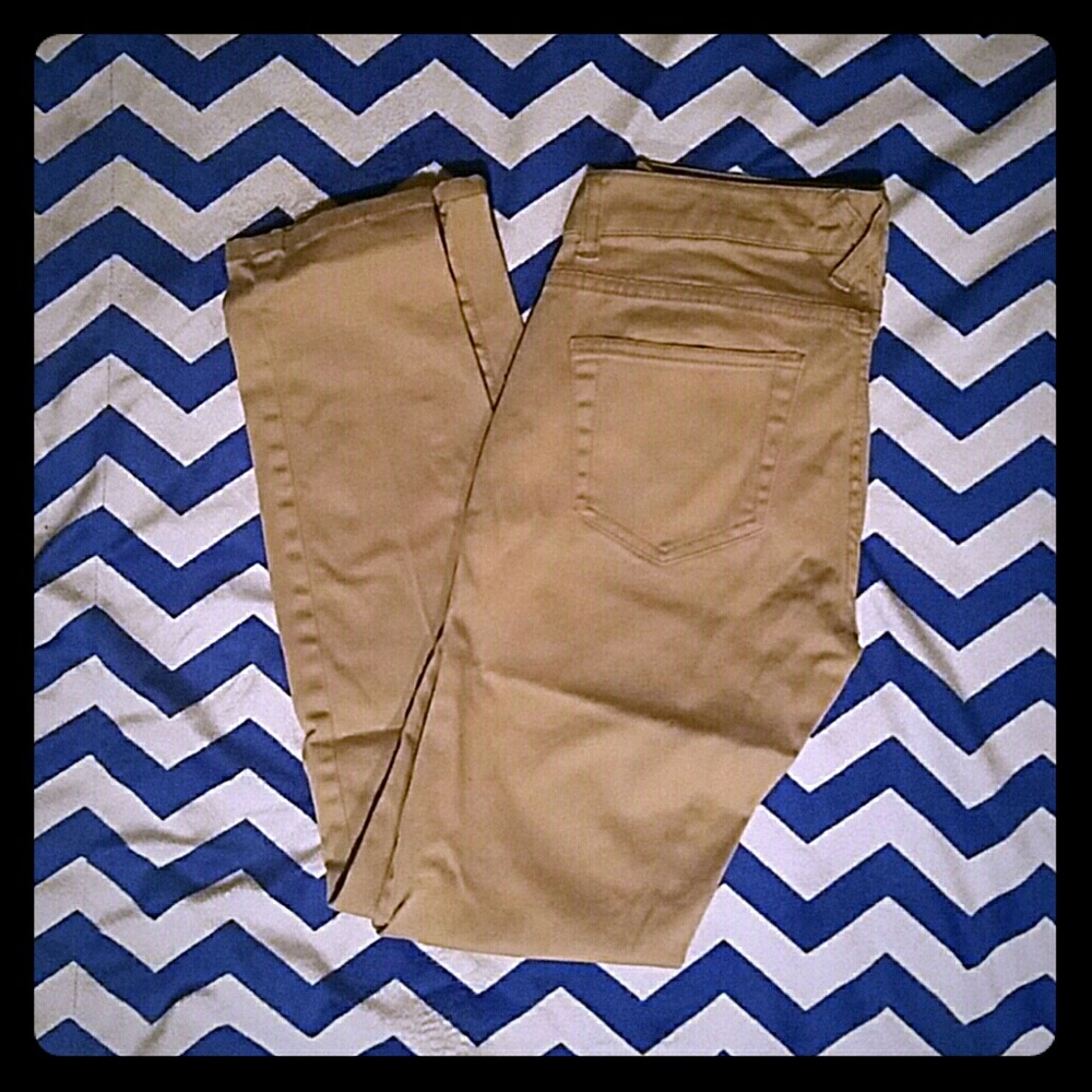 BeBop Khaki Skinny Jeans