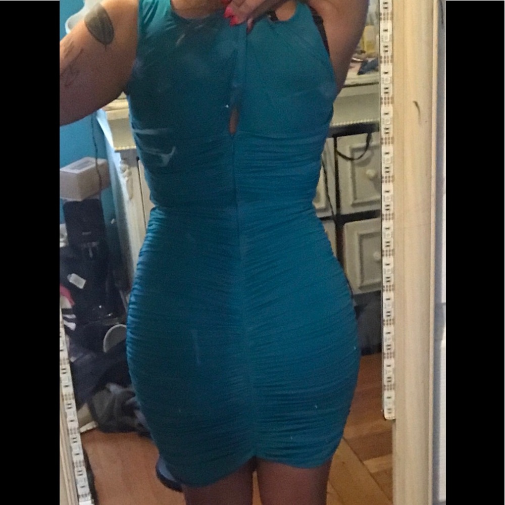 Bebe Ruched Bodycon Dress - Picture 6 of 6