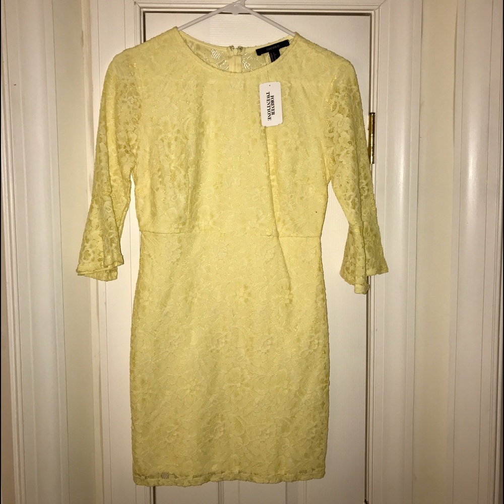 Forever 21 yellow dress