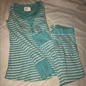 Victoria's Secret thermal Pajama set