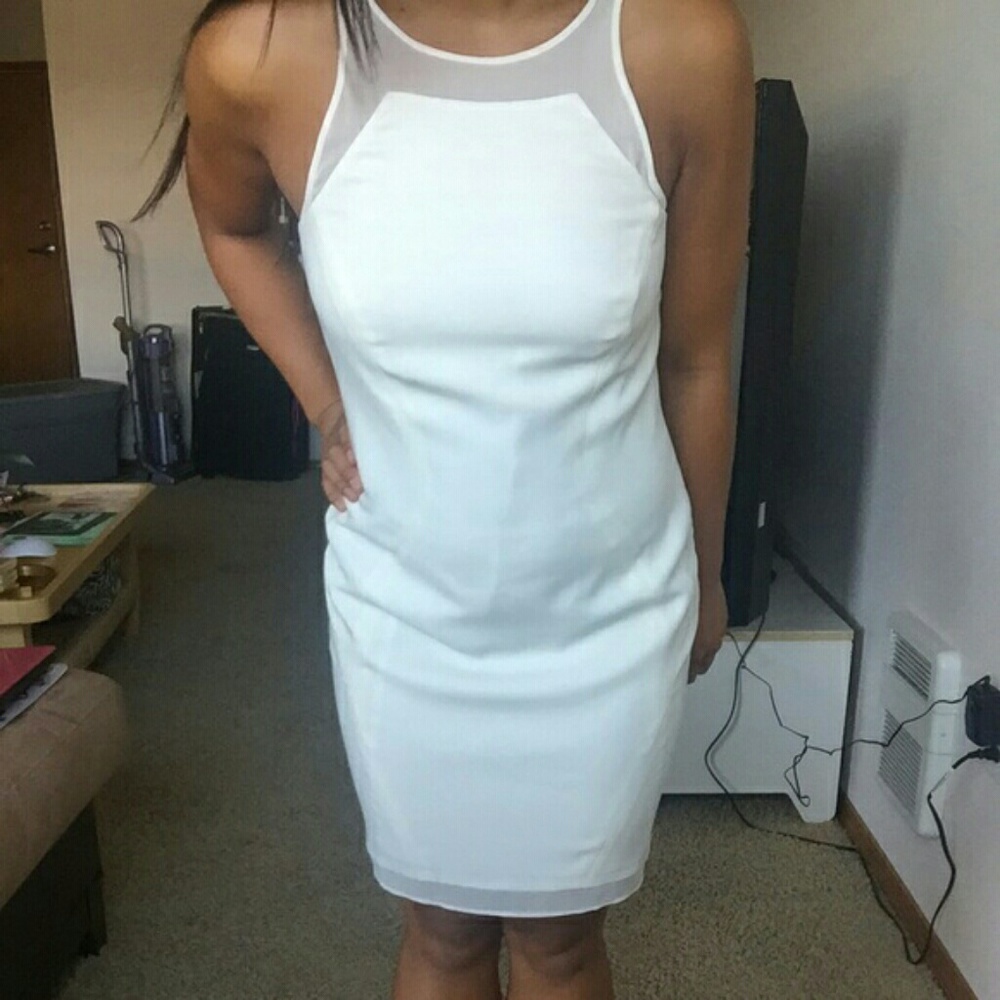 Ann Taylor White Dress Size 4
