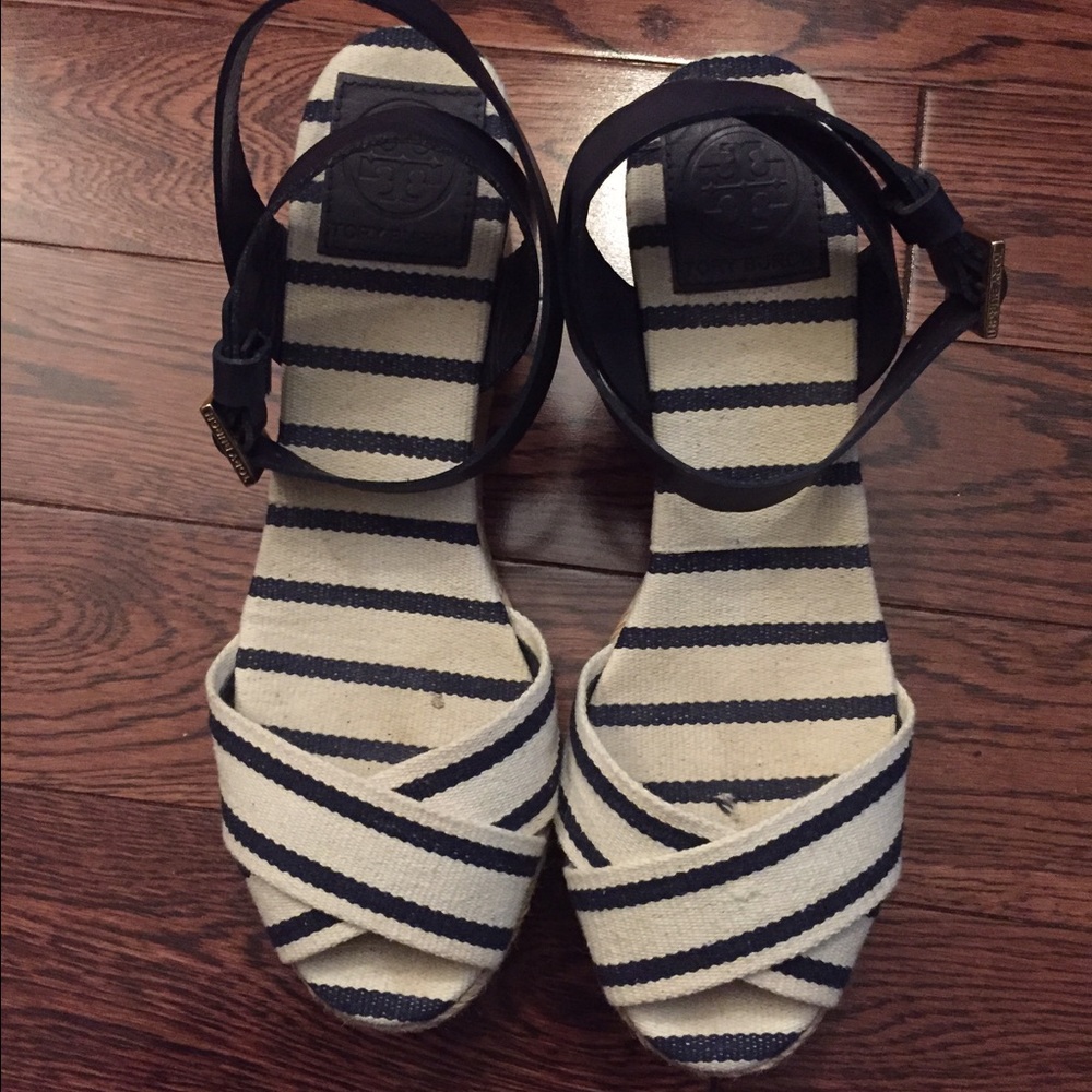Tory Burch Karrisa Striped Espadrille