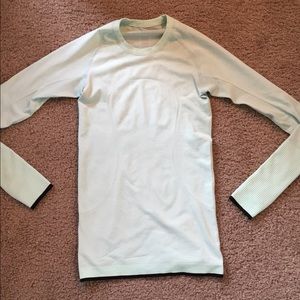 lululemon Swiftly Tech Long Sleeve Teal Sz 4