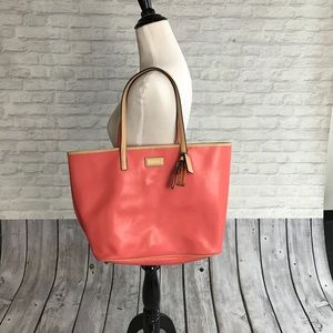 Beautiful ⭐️coral⭐️Coach Park Metro Totebag